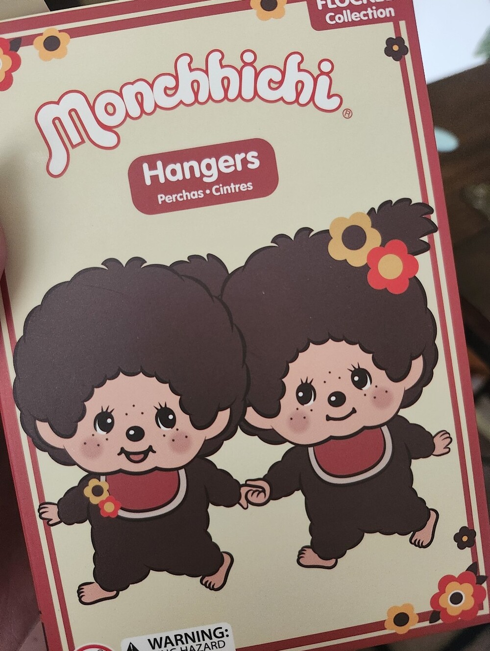 Monchhichi Hangers - Cream & Brown Retro Art Bag Charm
